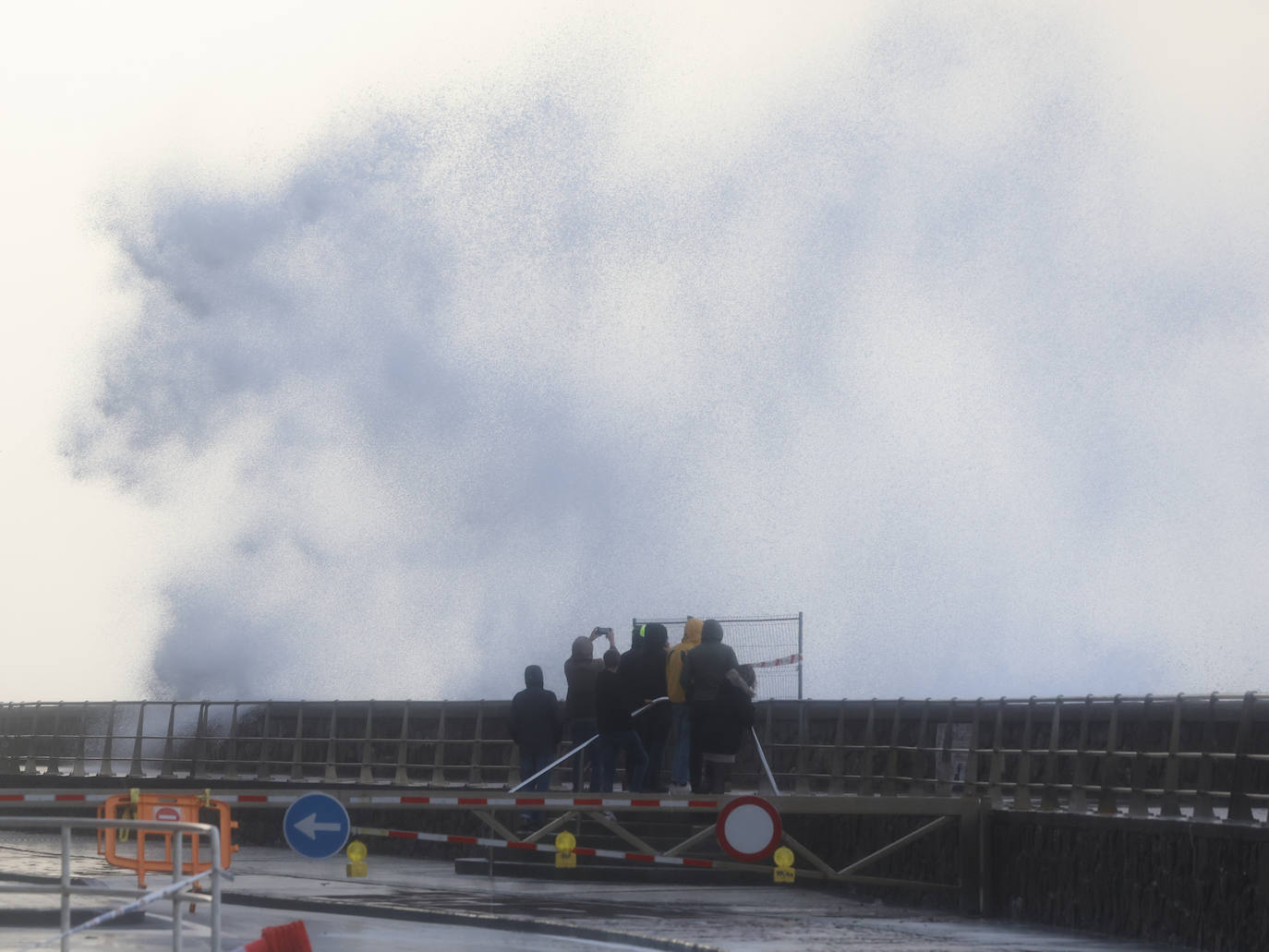 La huella de la borrasca Ciarán en Gipuzkoa