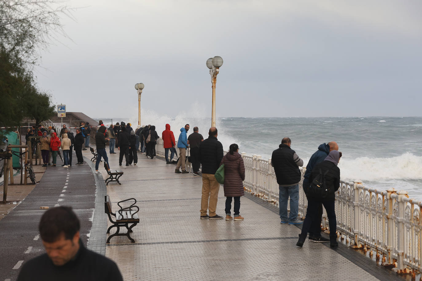 La huella de la borrasca Ciarán en Gipuzkoa