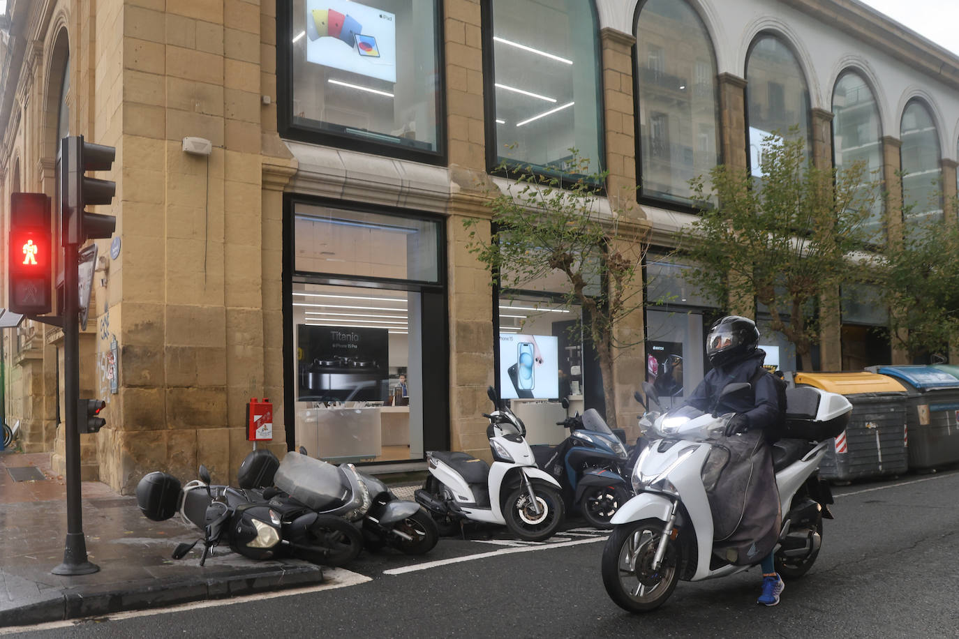 La huella de la borrasca Ciarán en Gipuzkoa