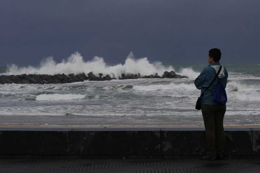 La huella de la borrasca Ciarán en Gipuzkoa