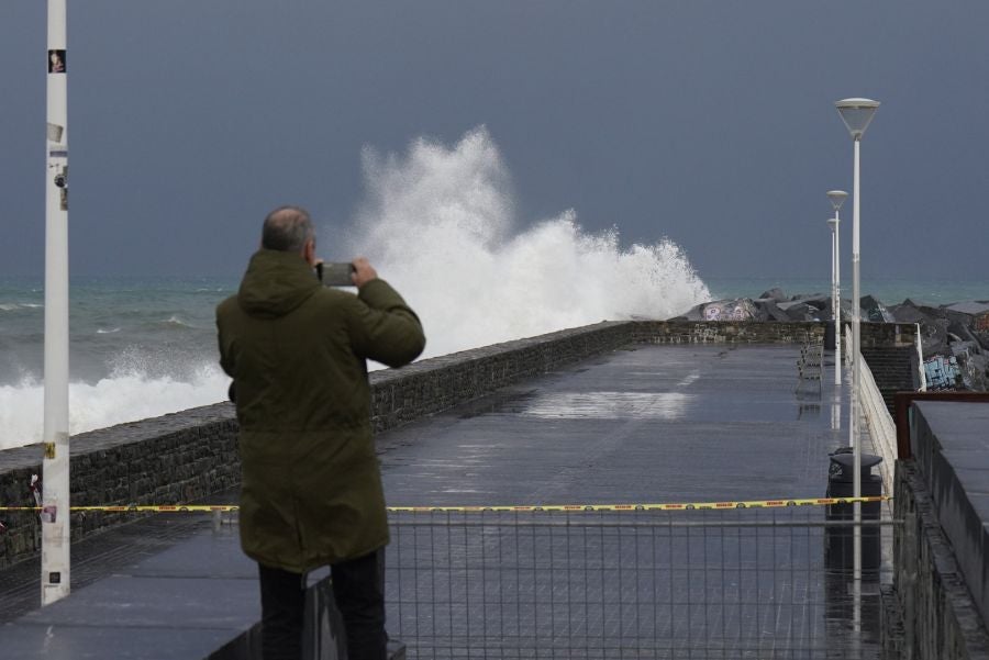 La huella de la borrasca Ciarán en Gipuzkoa