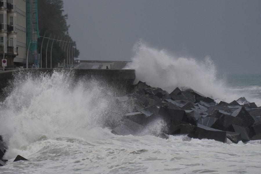 La huella de la borrasca Ciarán en Gipuzkoa