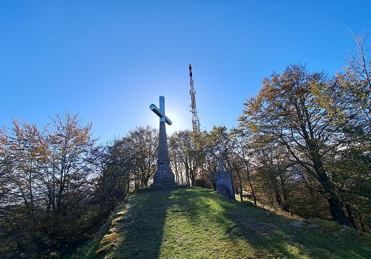 A pesar de la antena de telecomunicaciones, Gorostiaga nos mostró su espectacularidad.