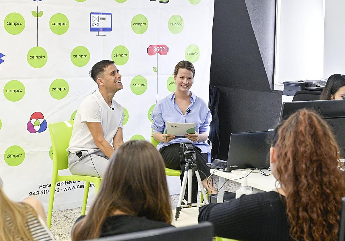Iñigo Matesanz de la Maza, durante la charla que ofreció en Ceinpro.