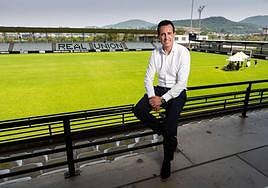 Unai Emery en el Stadium Gal de Irun.