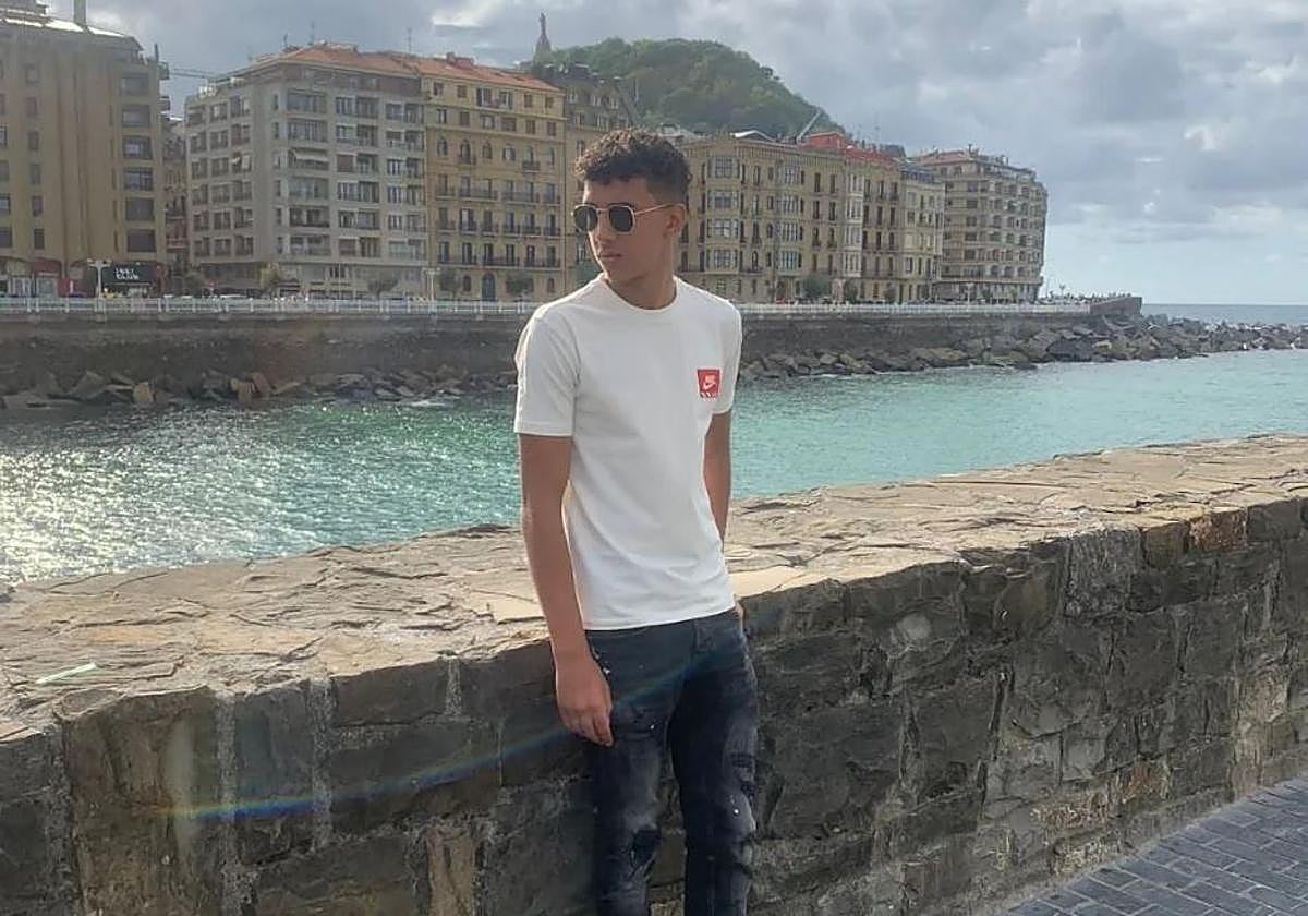 Imagen de las redes sociales de Soufyane Elimrani, en San Sebastián.