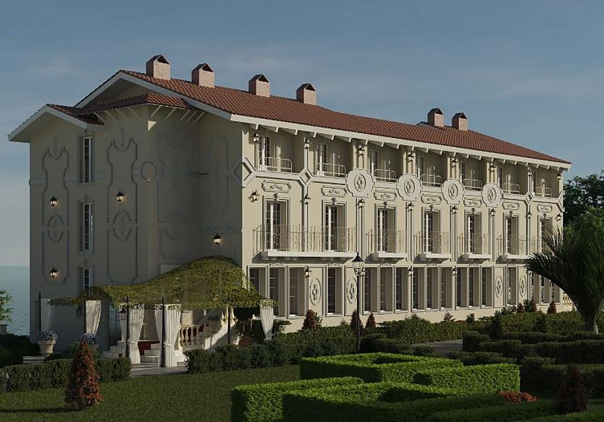 Recreación de cómo quedará el nuevo hotel.