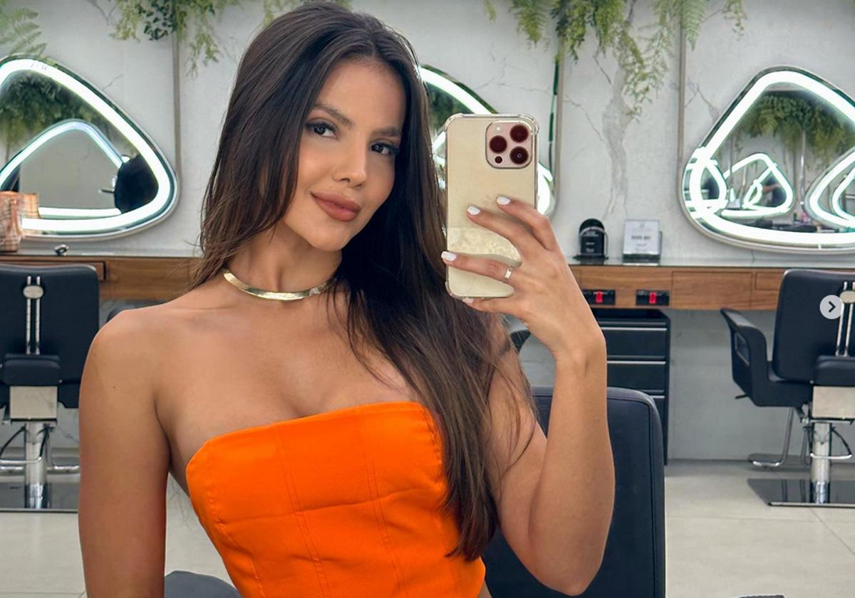 Luana Andrade en uno de los 'selfies' de su cuenta de Instagram.