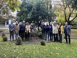 Goier programan parte hartu zuten lehen ikasleak, aste honetan egin duten topaketan.