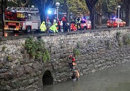 Rescate de una persona esta mañana en el río Urumea