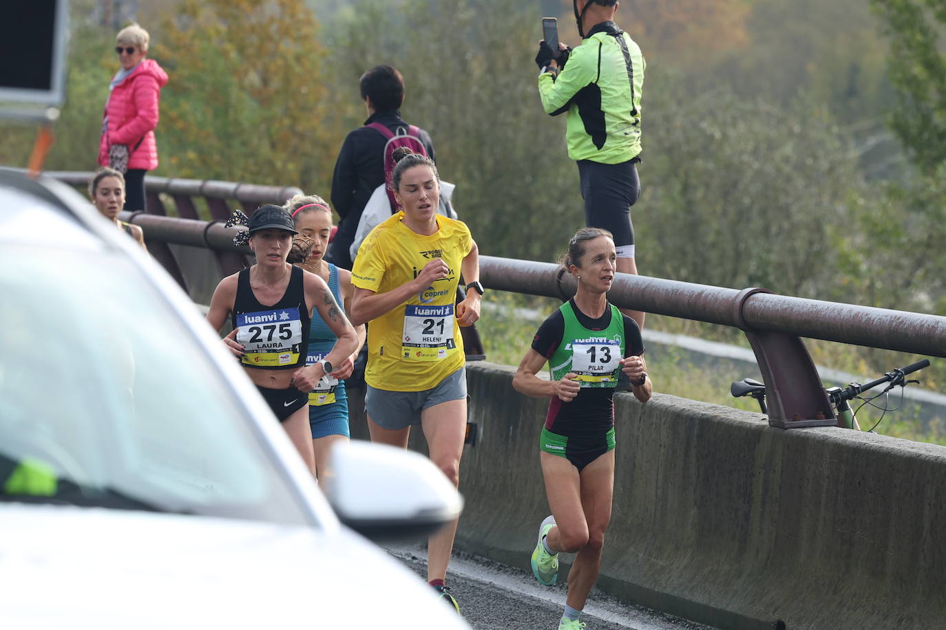 Fotos de la Behobia 2023 a su paso por Gaintxurizketa