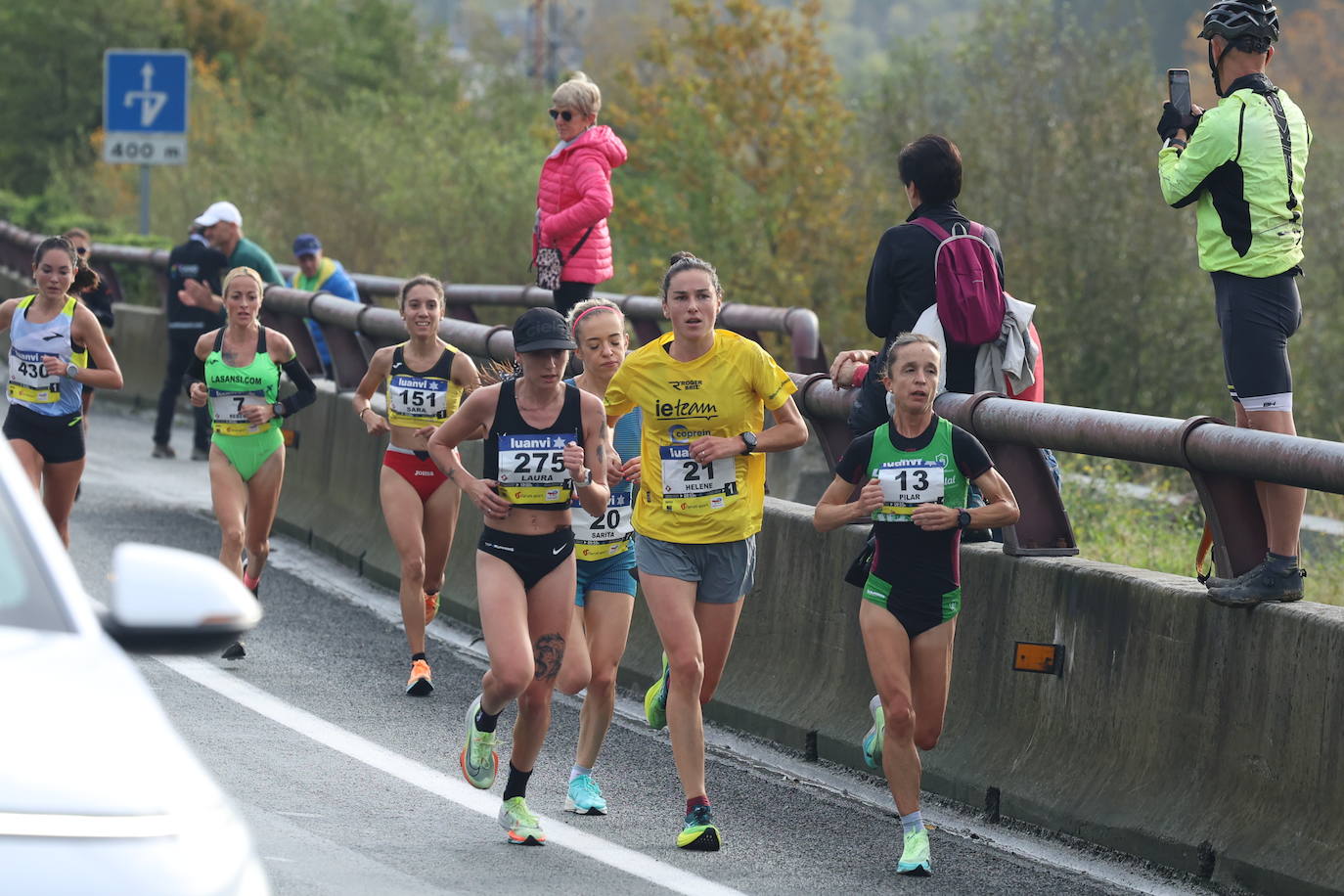 Fotos de la Behobia 2023 a su paso por Gaintxurizketa