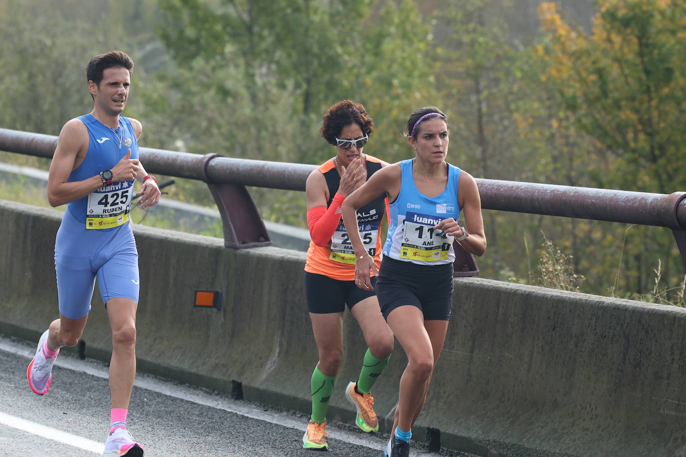 Fotos de la Behobia 2023 a su paso por Gaintxurizketa