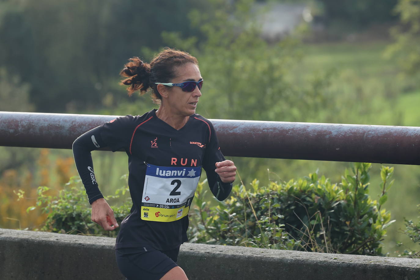 Fotos de la Behobia 2023 a su paso por Gaintxurizketa