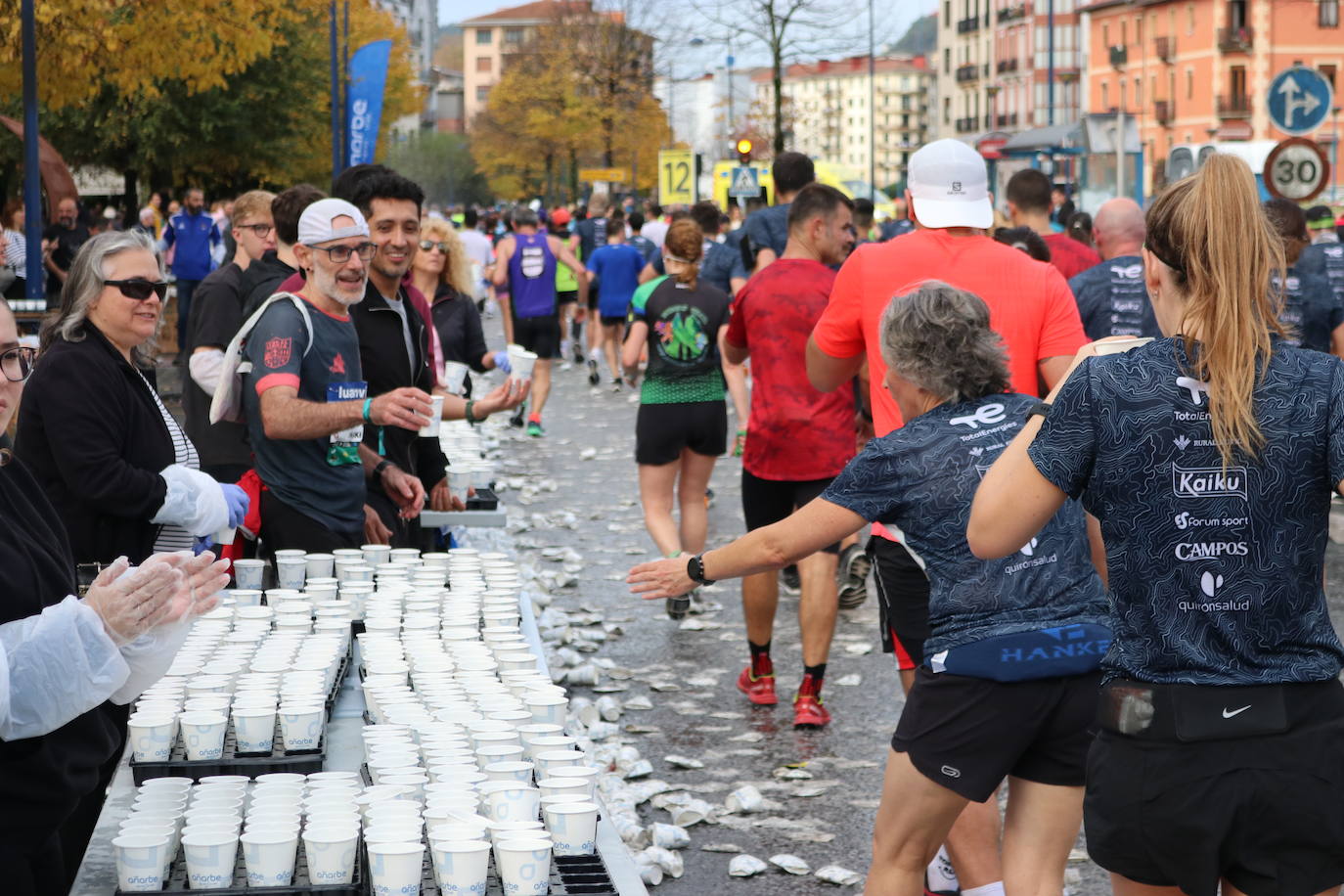 Fotos de la Behobia-San Sebastián 2023 a su paso por Errenteria