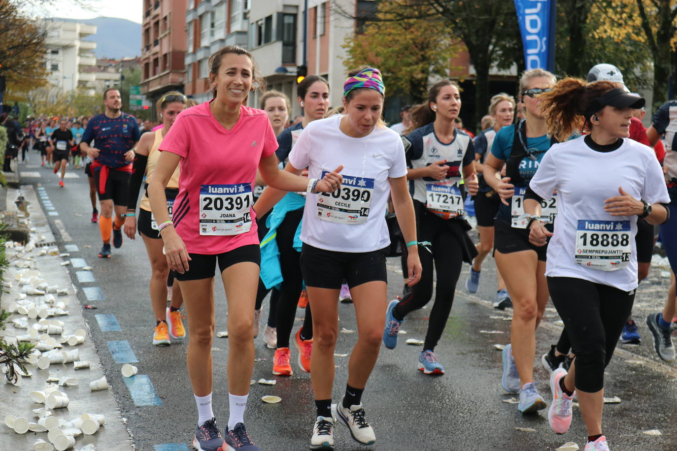 Fotos de la Behobia-San Sebastián 2023 a su paso por Errenteria