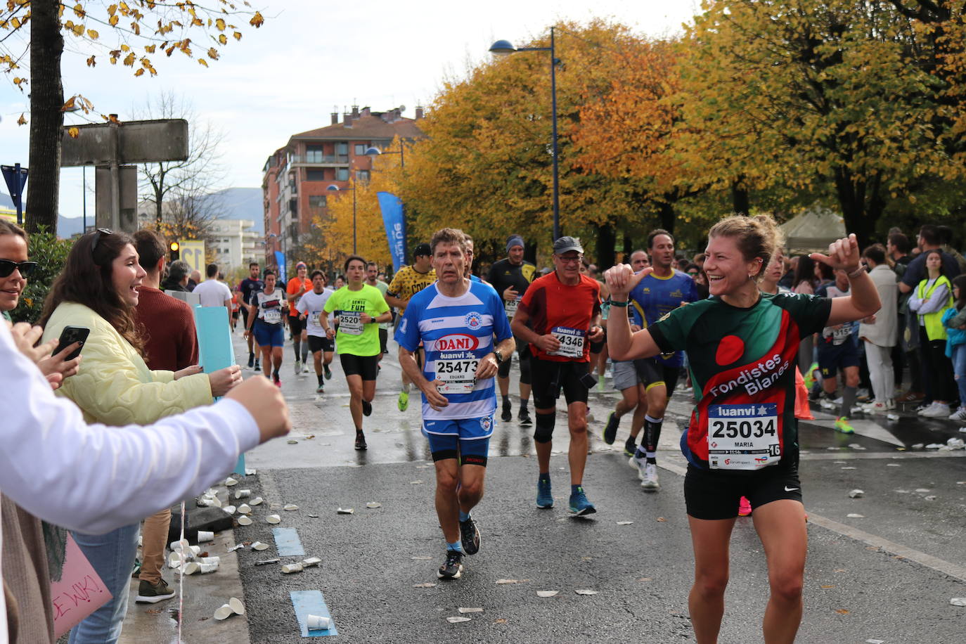 Fotos de la Behobia-San Sebastián 2023 a su paso por Errenteria