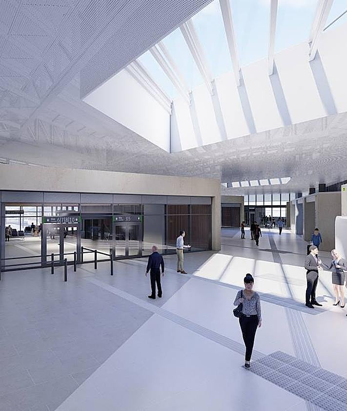 Imagen secundaria 2 - Arrancan las obras de la nueva estación de Adif en Irun