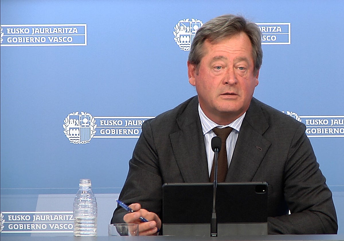 El portavoz del Ejecutivo vasco, Bingen Zupiria.