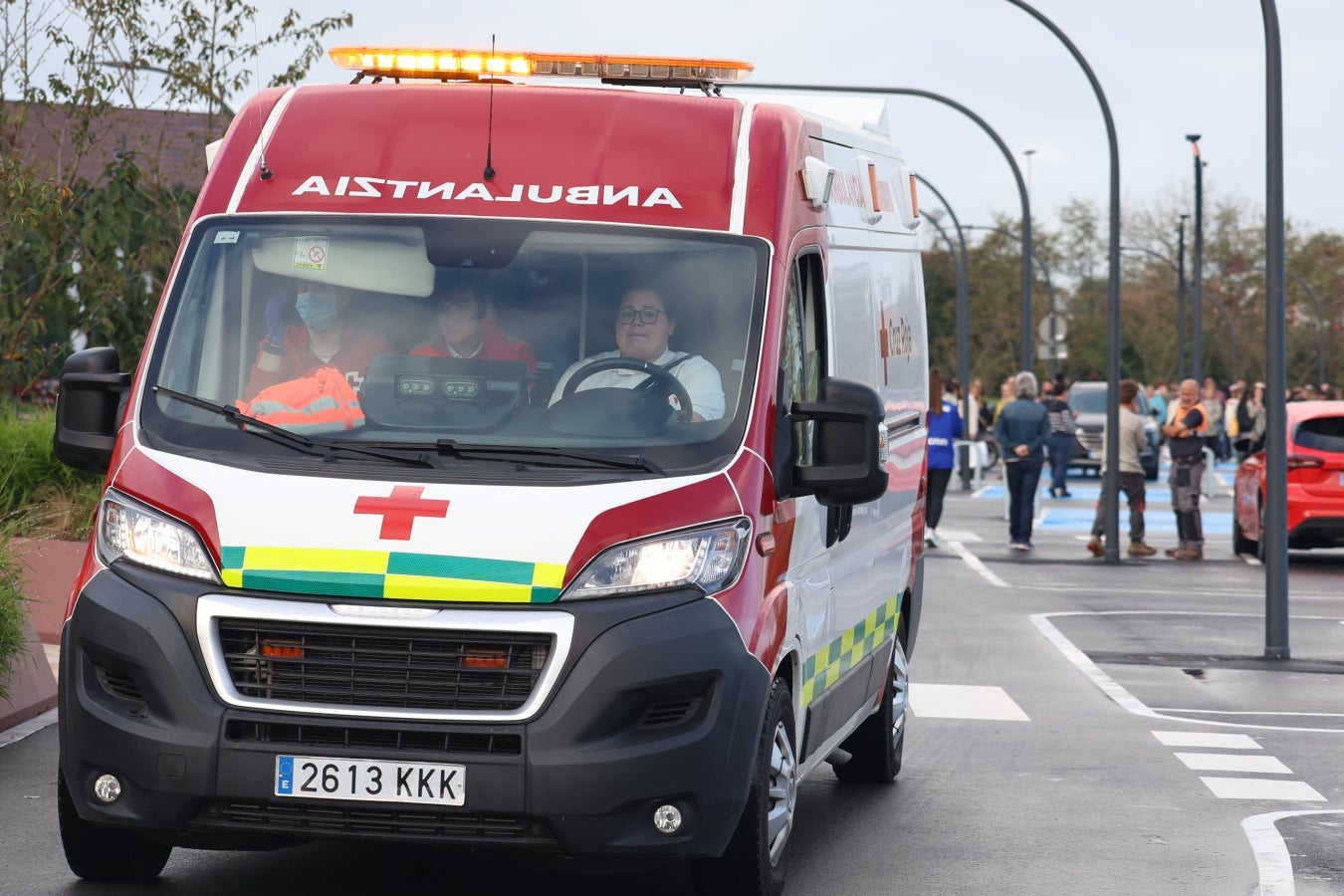 Simulacro de incendio en Garbera