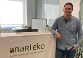Roberto Moreno es coordinador del área de Justicia del Ararteko.