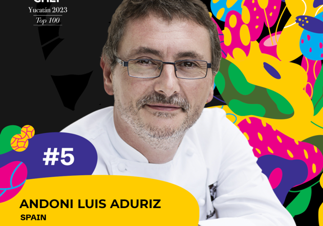 Andoni Luis Aduriz, en el top 5 de The Best Chef 2023.