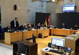 Jornada del viernes en la Audiencia de Gipuzkoa.