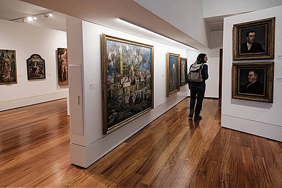 La sala permanente con su distribución actual tras la remodelación.