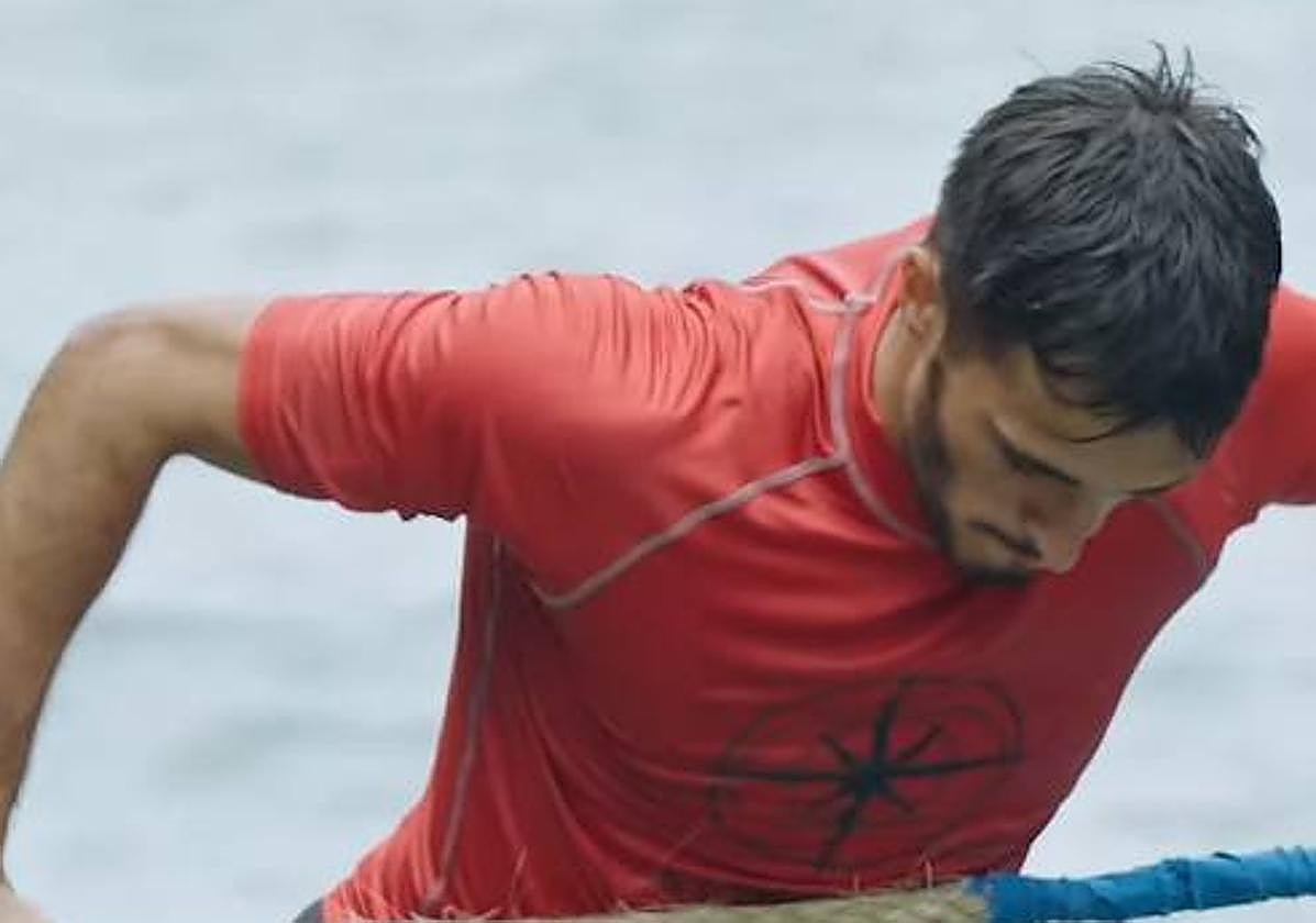 Azo, en pleno esfuerzo en la prueba de El Conquistador.