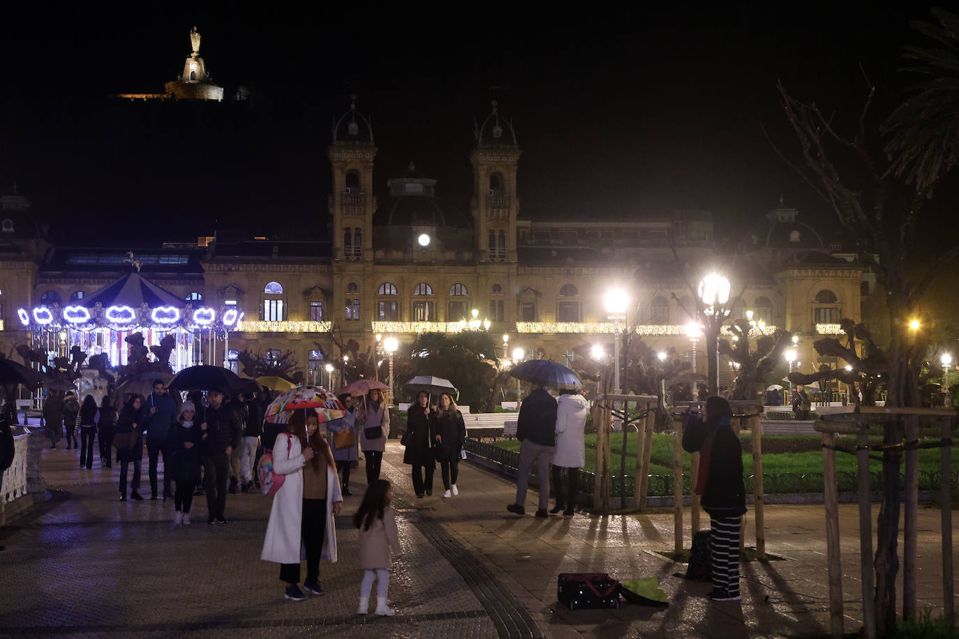 Paseo por la iluminación en Donostia