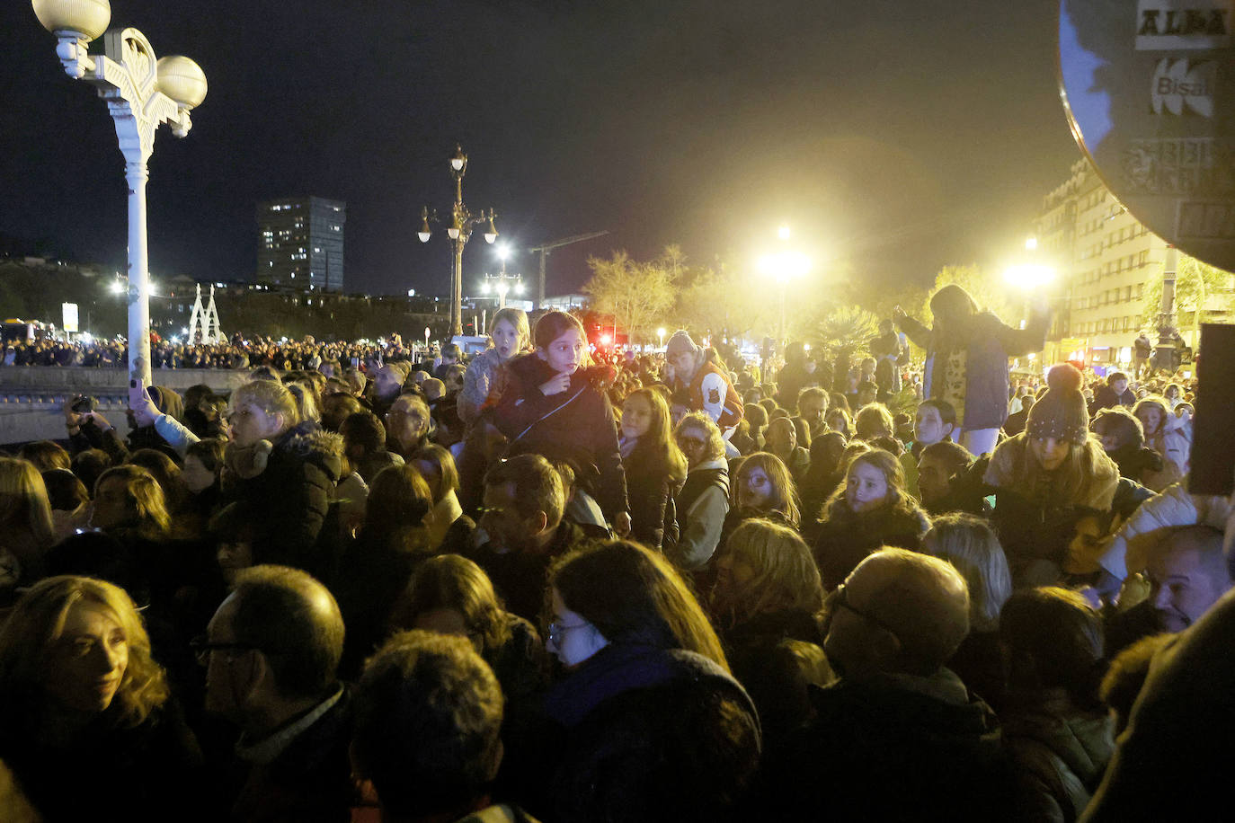 Paseo por la iluminación en Donostia