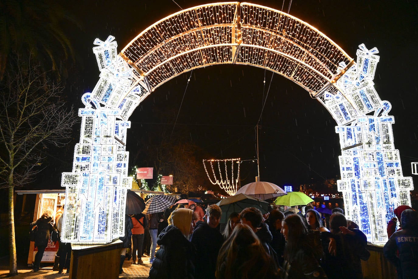 Paseo por la iluminación en Donostia