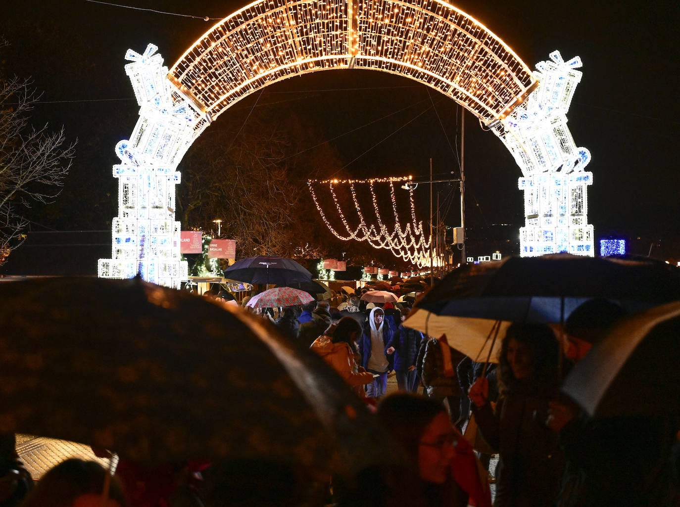 Paseo por la iluminación en Donostia