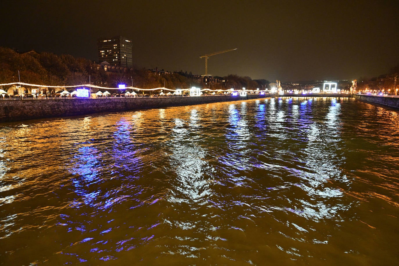 Paseo por la iluminación en Donostia