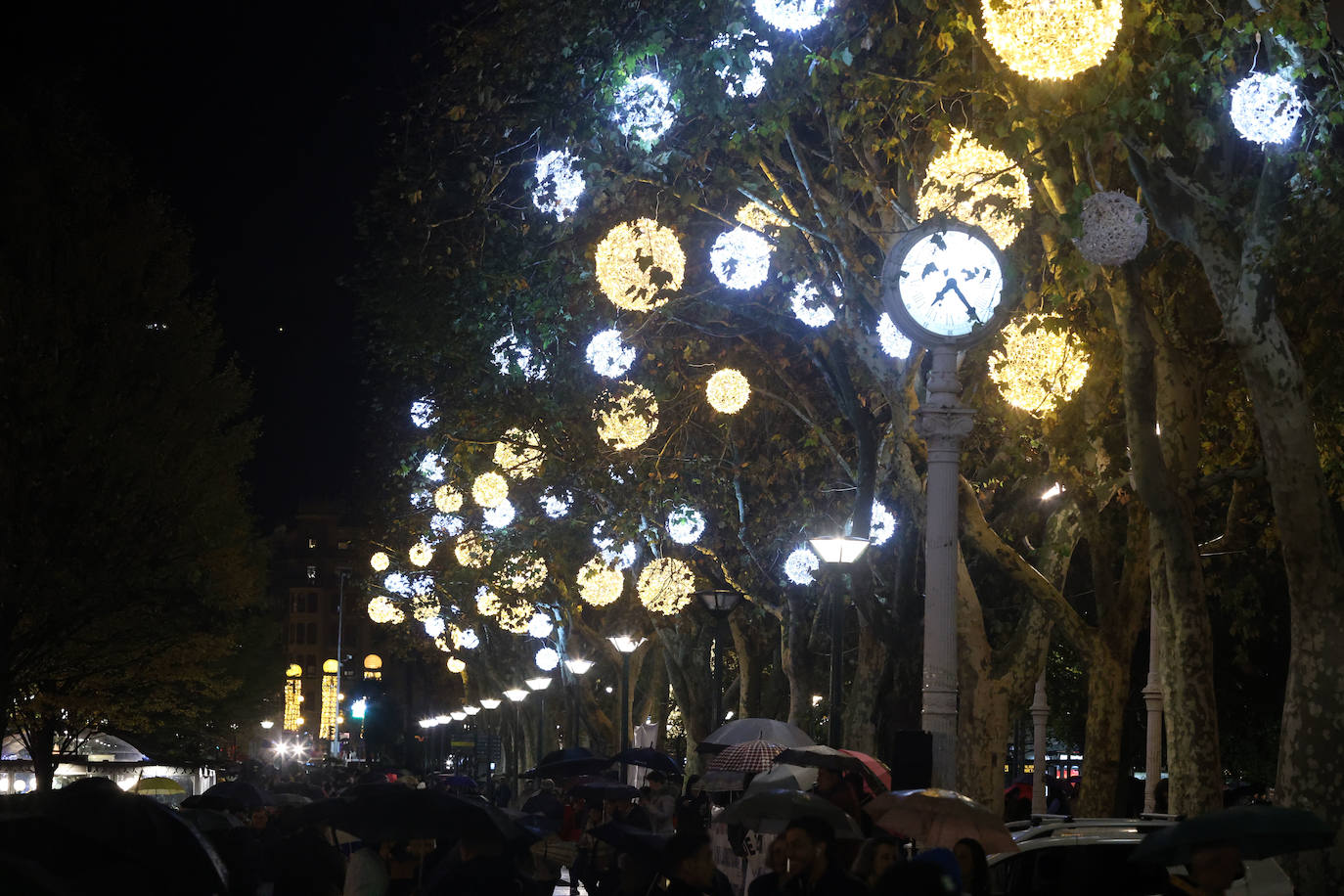 Paseo por la iluminación en Donostia