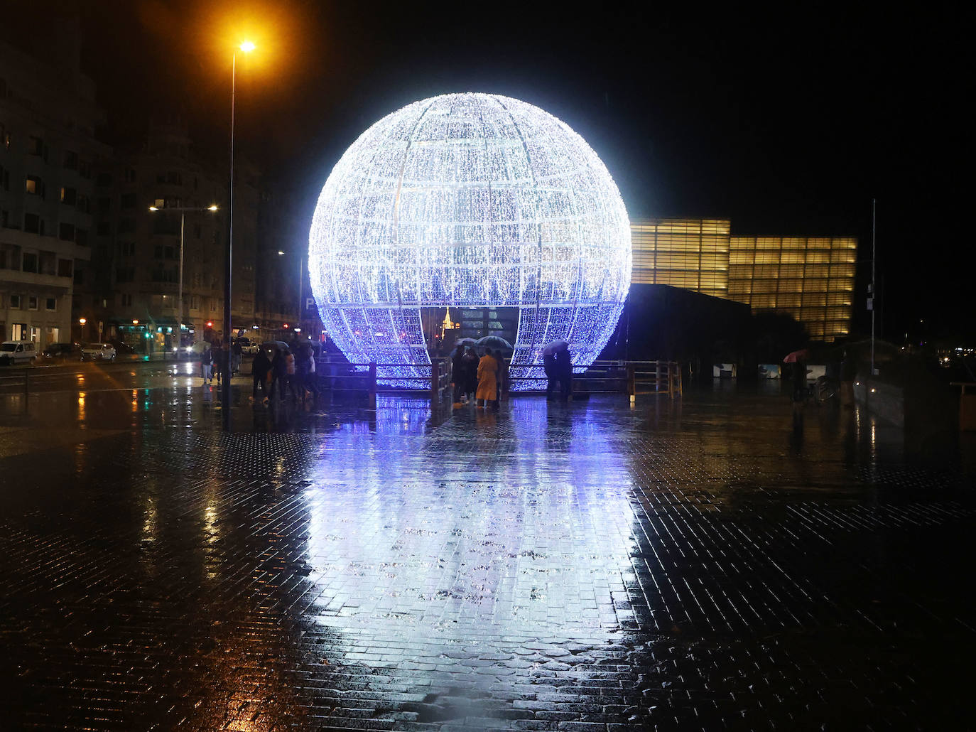 Paseo por la iluminación en Donostia