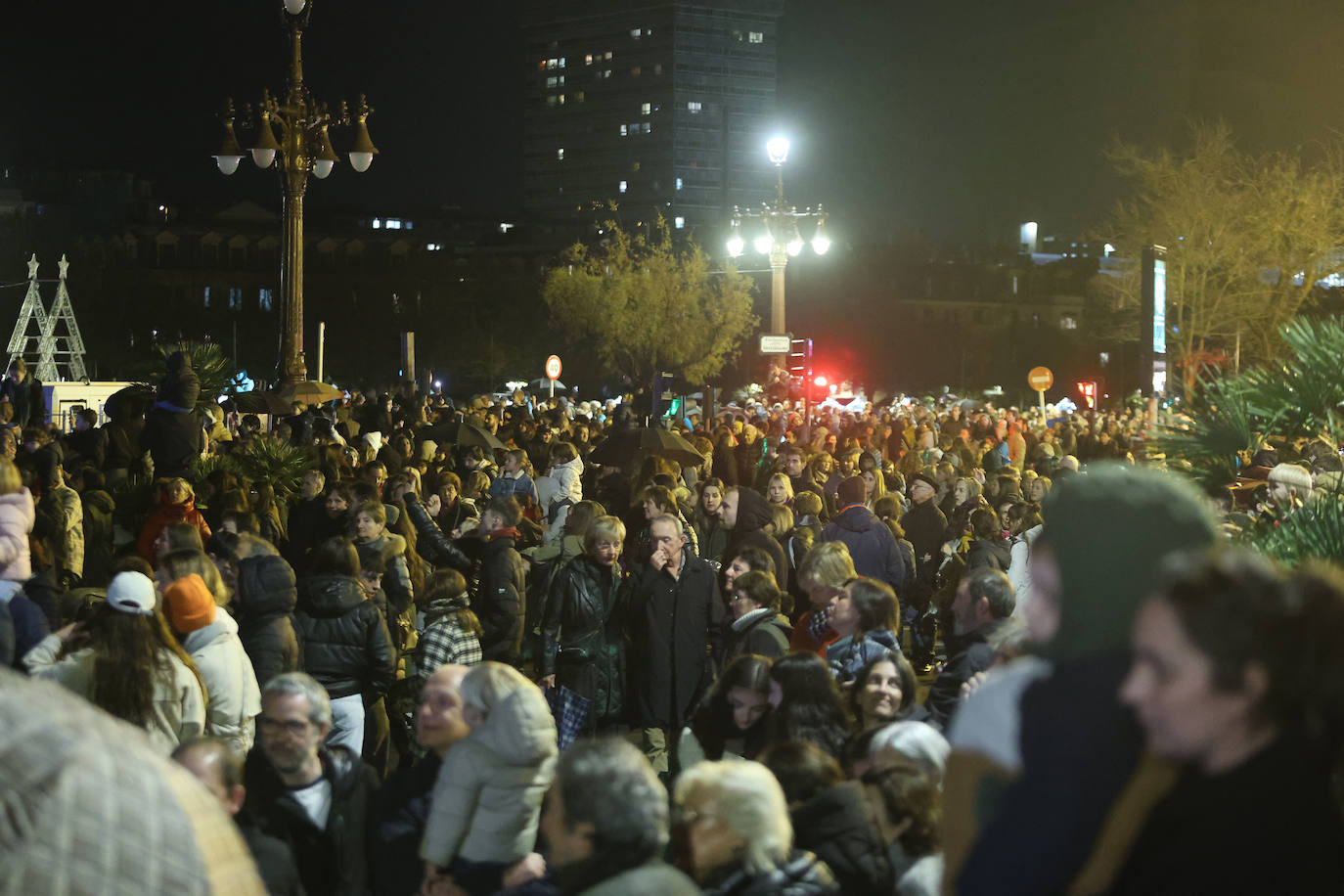 Paseo por la iluminación en Donostia