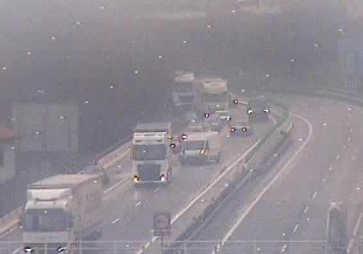 Imagen de la zona del accidente.