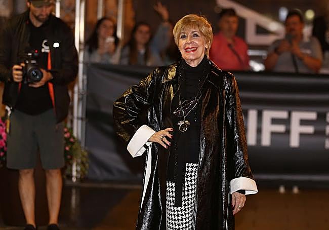 Concha Velasco, a su llegada al Zinemaldia en 2019.