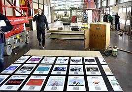 Itzalpeko lanean jo eta ke ari da antolakuntza 58. Durangoko Azokari begira stand eta guneak euskaltzaleak jasotzeko prest egon daitezen.