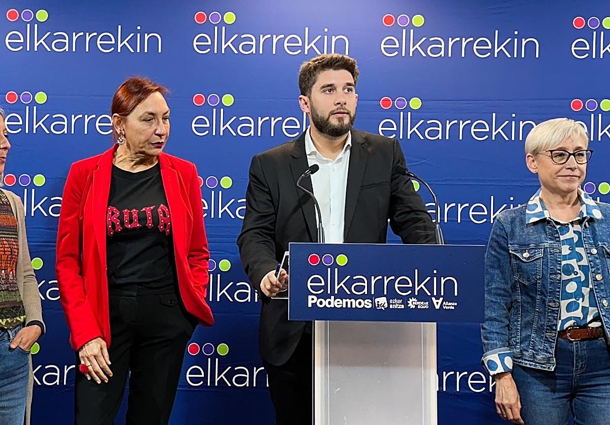 El parlamentario de Elkarrekin Podemos David Soto, ha dado a conocer el apoyo del partido al impuesto.