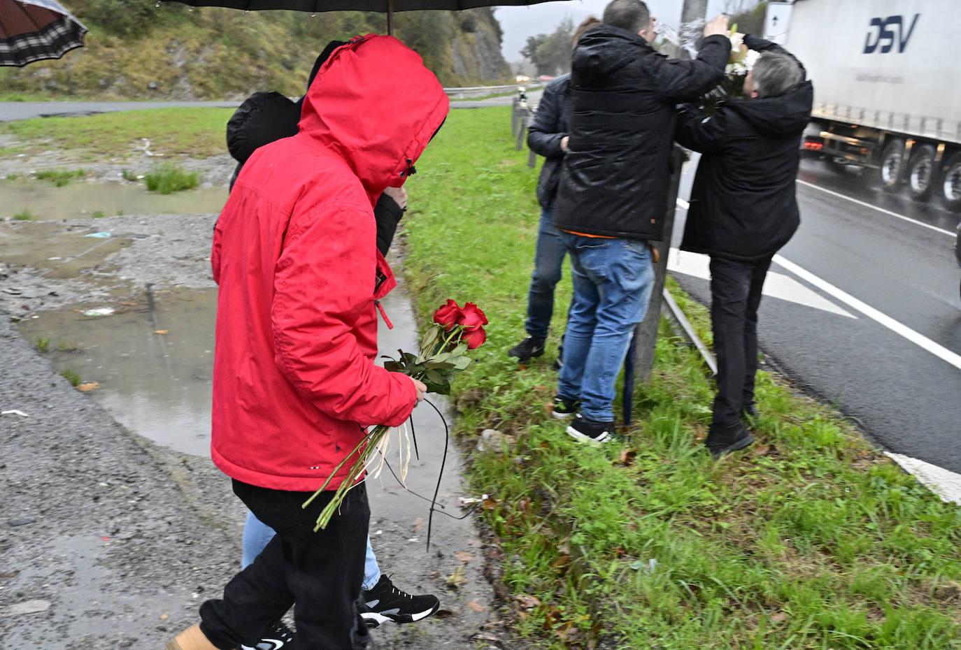 El homenaje a Ander, en imágenes