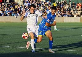 Los jugadores de la Real celebran el gol de André Silva ante el Andratx.