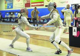 La hernaniarra June Ruiz Belategi durante una de las competiciones que ha afrontado en las últimas semanas.