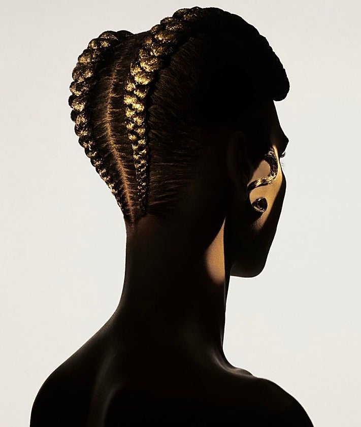 Imagen secundaria 2 - Algunos de los productos 'GLITTER IN GOLD, MAKE-UP FOR YOUR HAIR' de 'Zara Hair'