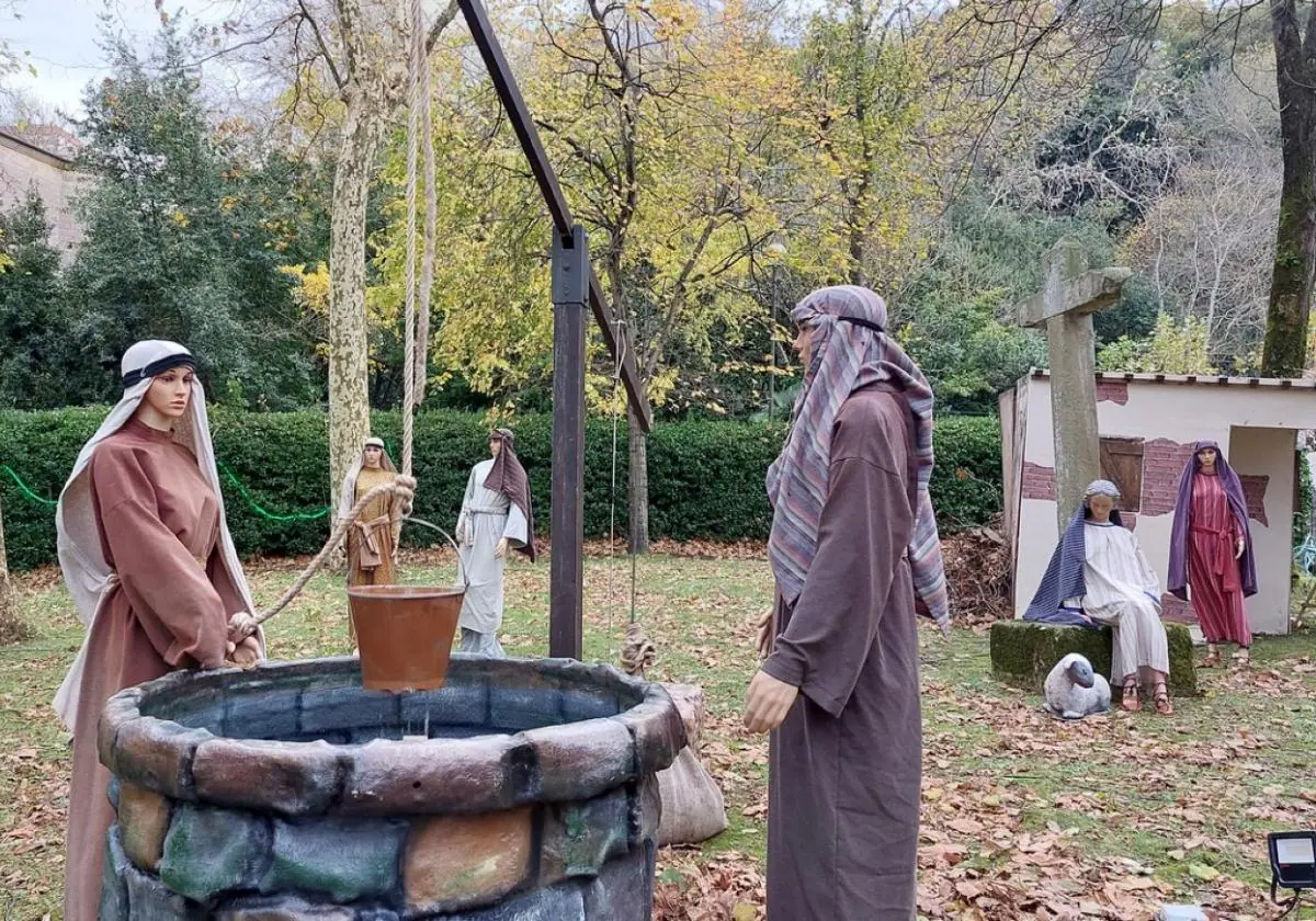 Zarautz: Abierto un año más el Belén Navideño en los jardines del Palacio  de Narros | El Diario Vasco