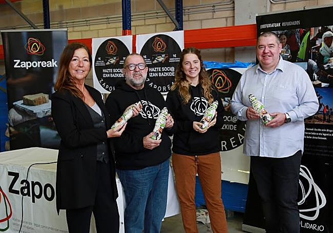 Zaporeak presenta las campañas solidarias para esta Navidad