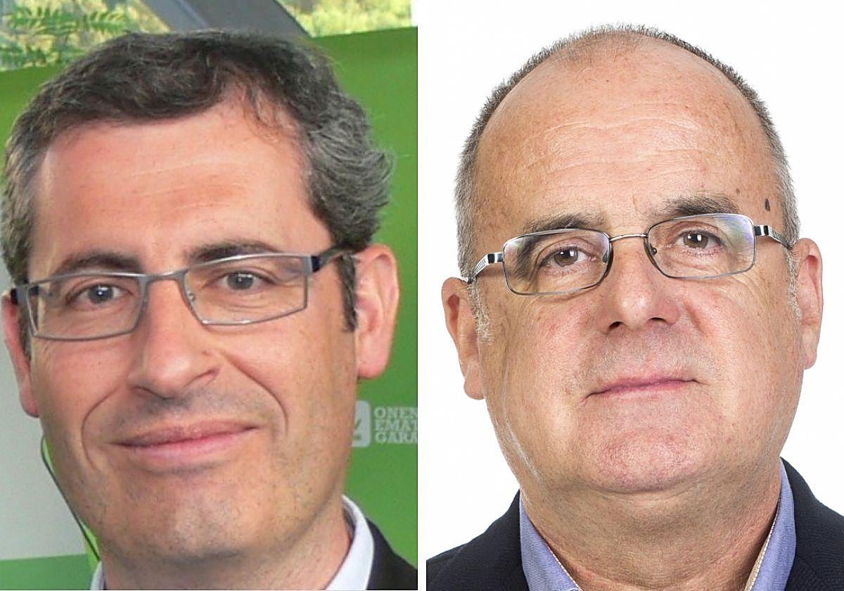 Markel Olano y Joseba Egibar.