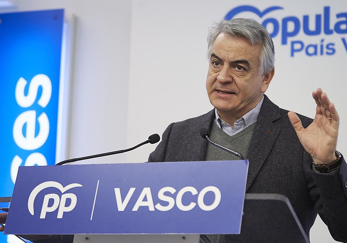 Javier de Andrés, presidente del PP vasco.