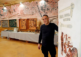 José Julián Márquezek egindako 19 bultzagailu erreplika ikusgai daude Ekainberriko erakusketan.